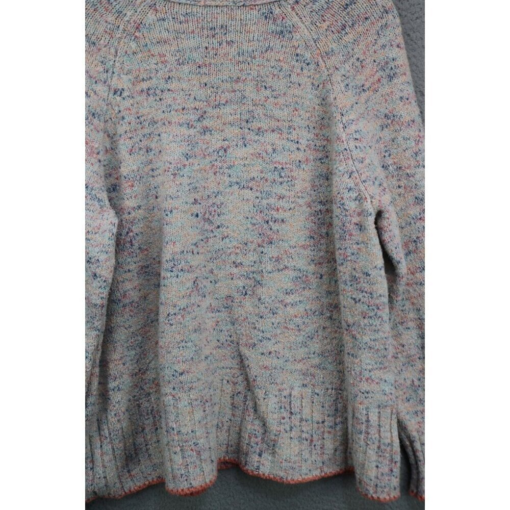 J.Jill Ribbed Cable Knit Long Sleeve Sweater-Size Medium/Petite - Picture 9 of 10
